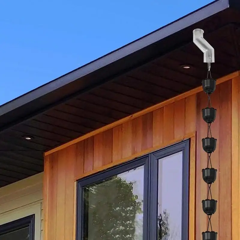 Rain Chain Installer Stainless Steel Gutter Adapter Kit For Rain Chain Accessories Durable Outdoor Gutter Rain Chain Installer