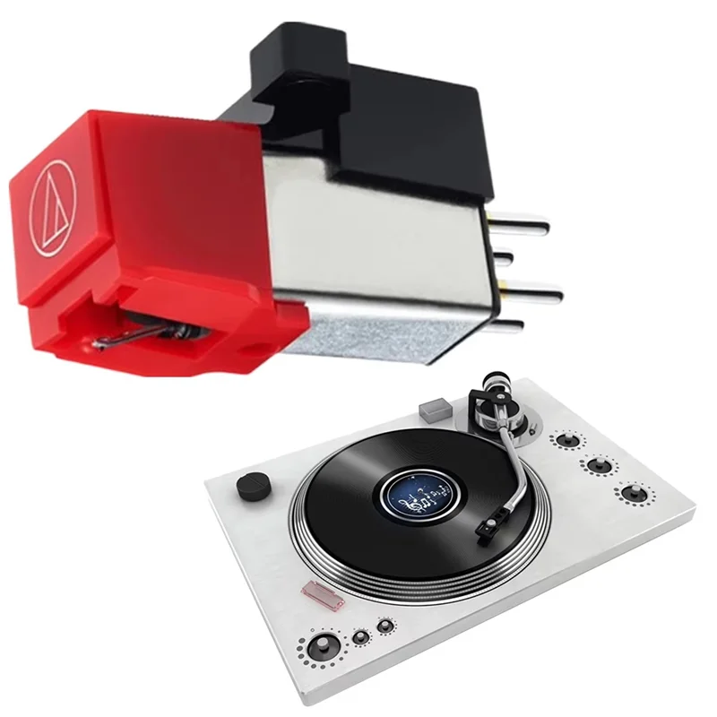 

AC88-3X AT91R Dual Moving Magnet Stereo Phono Cartridge Conical Diamond Stylus For AT-LP3 LP60 PL300 LP