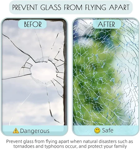 Односторонняя пленка AFDB для окон, зеркальное тонирование стекол для домашнего офиса, отражающая теплоизоляционная наклейка на дверь с защитой от ультрафиолета топ 12 витраж - №6