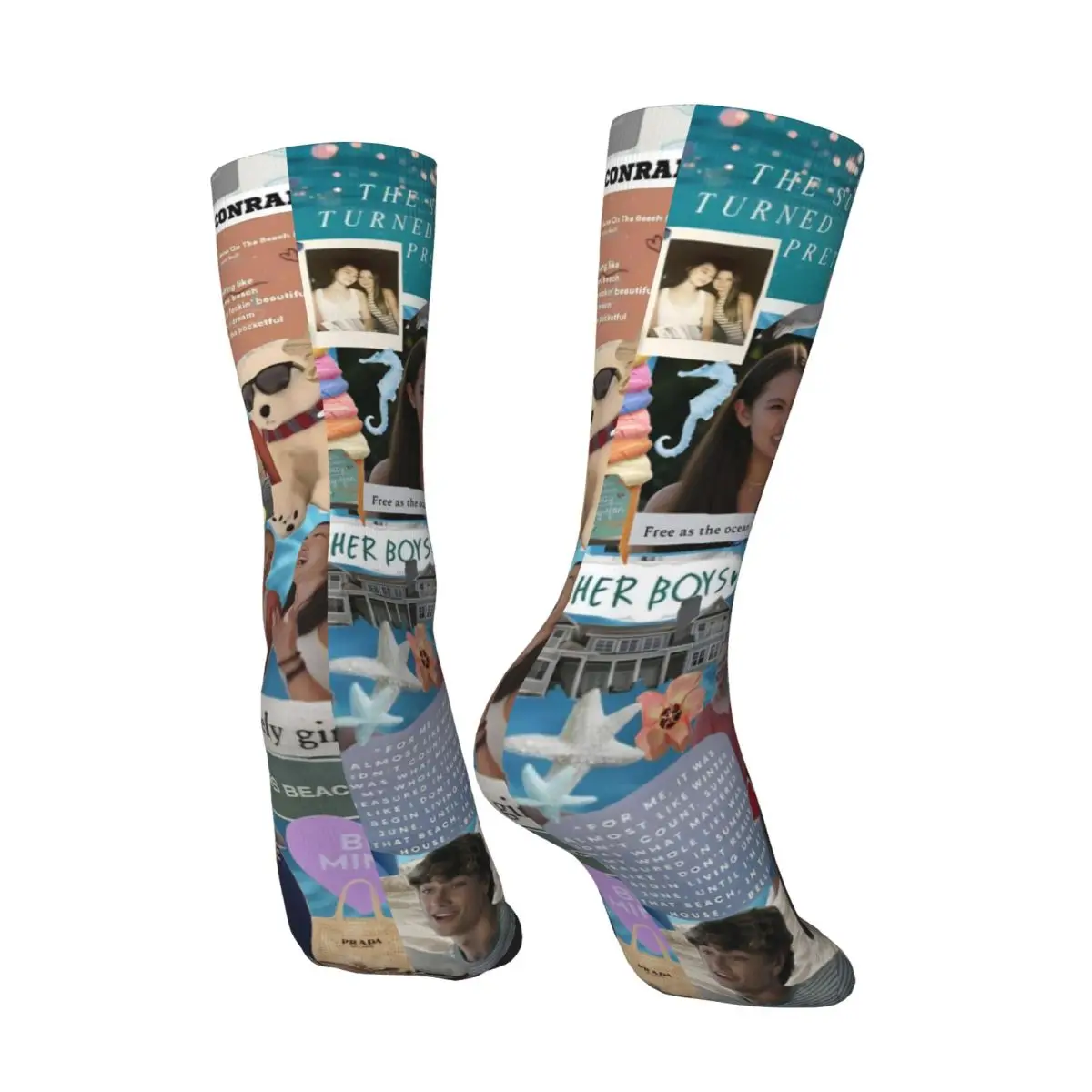 TSITP الصيف تحولت إلى جوارب جميلة كونراد فيشر جوارب الشتاء عدم الانزلاق للجنسين الرجال الجوارب مريحة الجري الجوارب #3