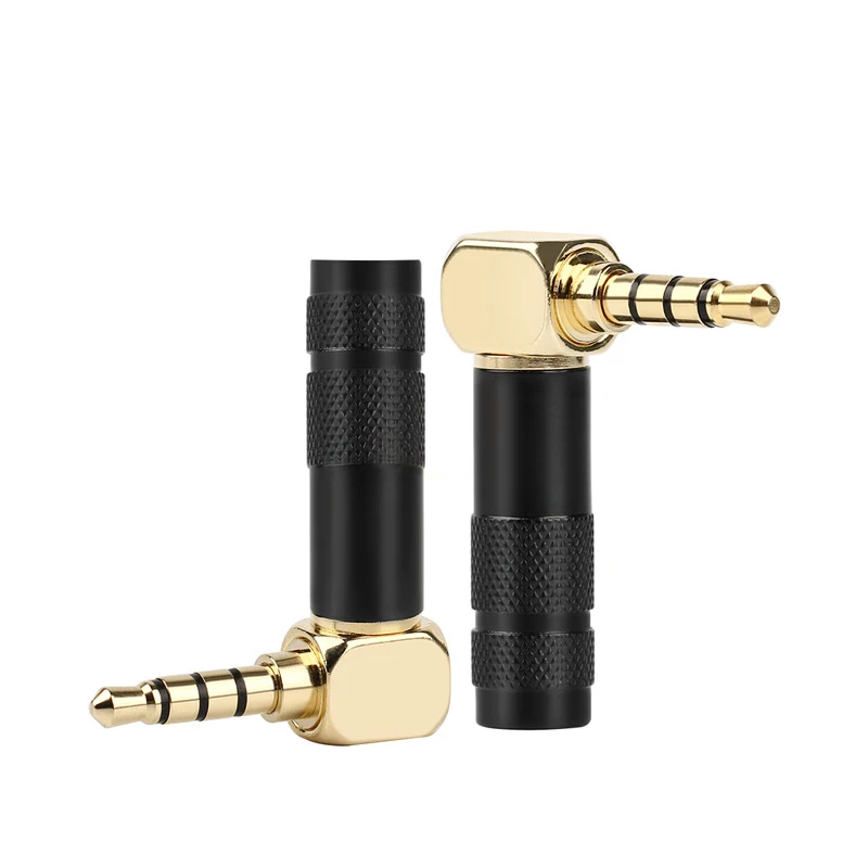 Стерео наушники Angitu с позолоченным штекером, 3,5 мм, 4/3 полюса, со стереозвуком TRS/TRRS