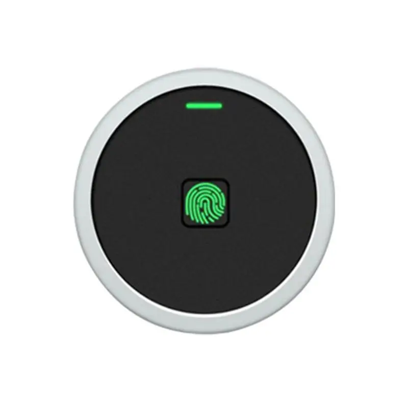 ABKJ-Round Style Integrated EM RFID Door Access Control Waterproof Metal Unlock Fingerprint/Pin Code Anti-Tamper Alarm
