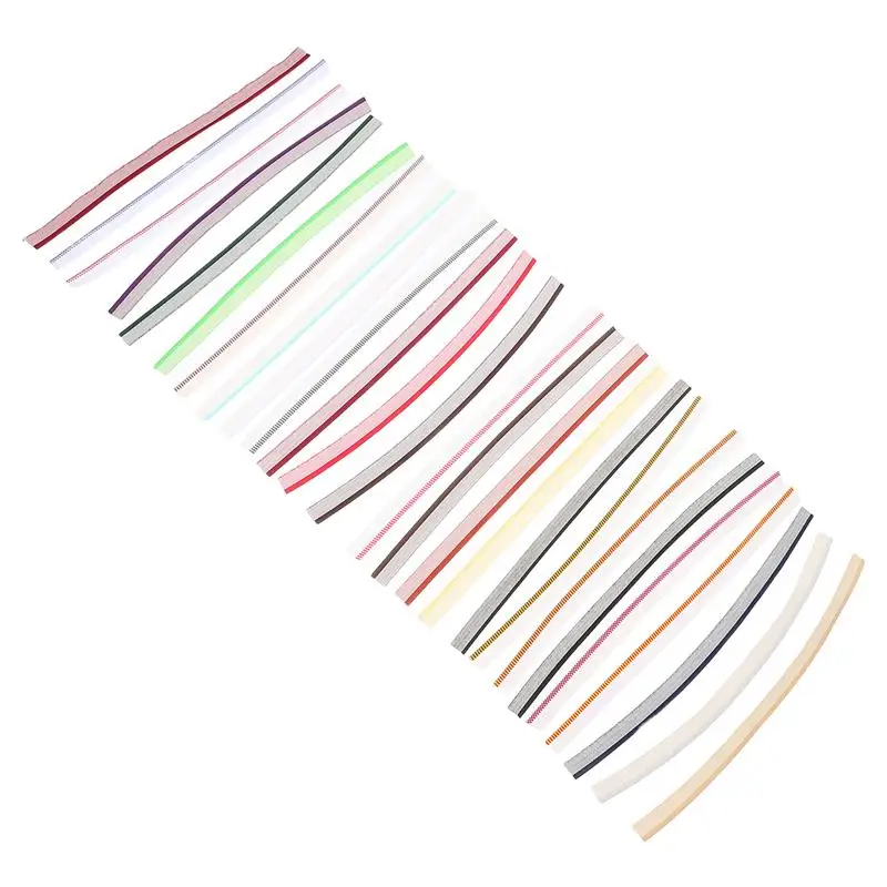 52 Pcs Bookbinding Endbands Books Binding Materials Cotton Fabric Headbands Spiral Kits Tapes Rebinding Office School Supplies