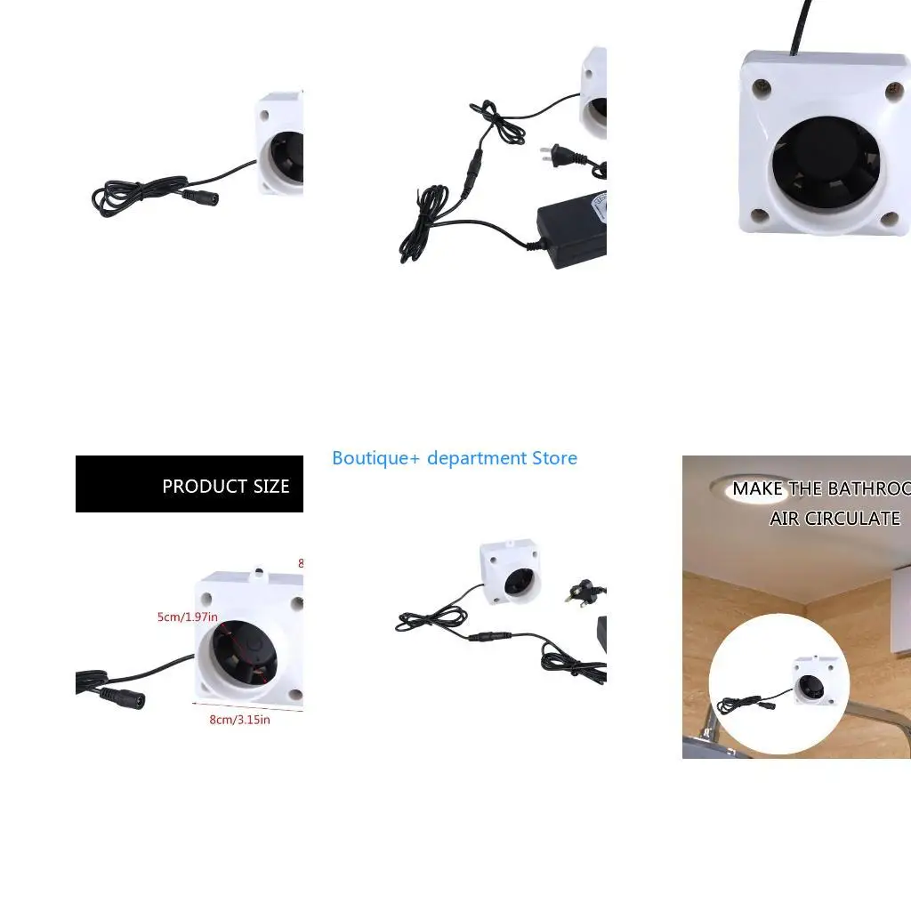 

E1PD Powerful 50mm Exhaust Fan 48W Inline Duct Fan for Kitchen Bathroom Factory