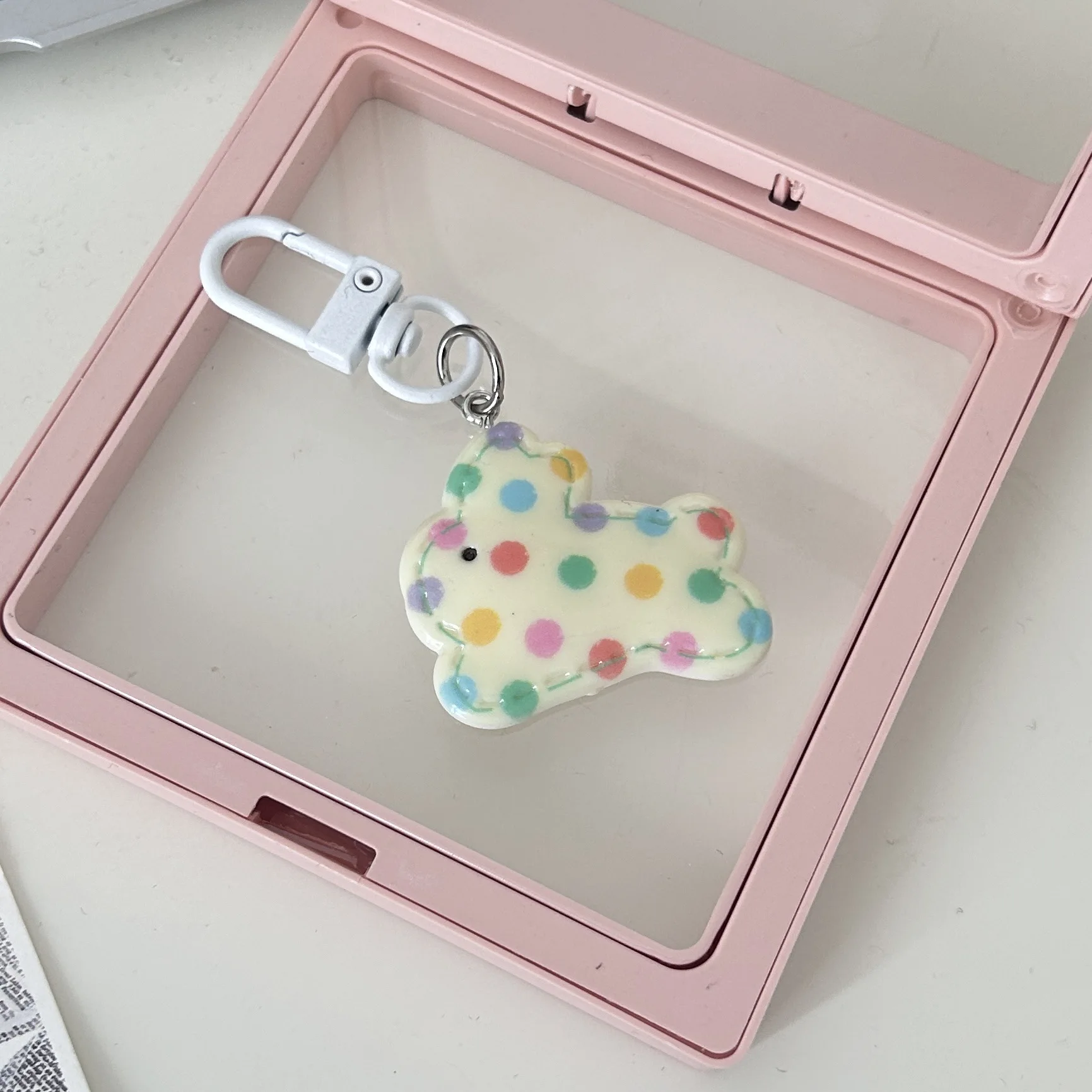 Cute Keychain Running Rabbit Keychain Backpack Accessory Friend Gift Student Accessory Cute Keychain for Girls Phone Lanyard