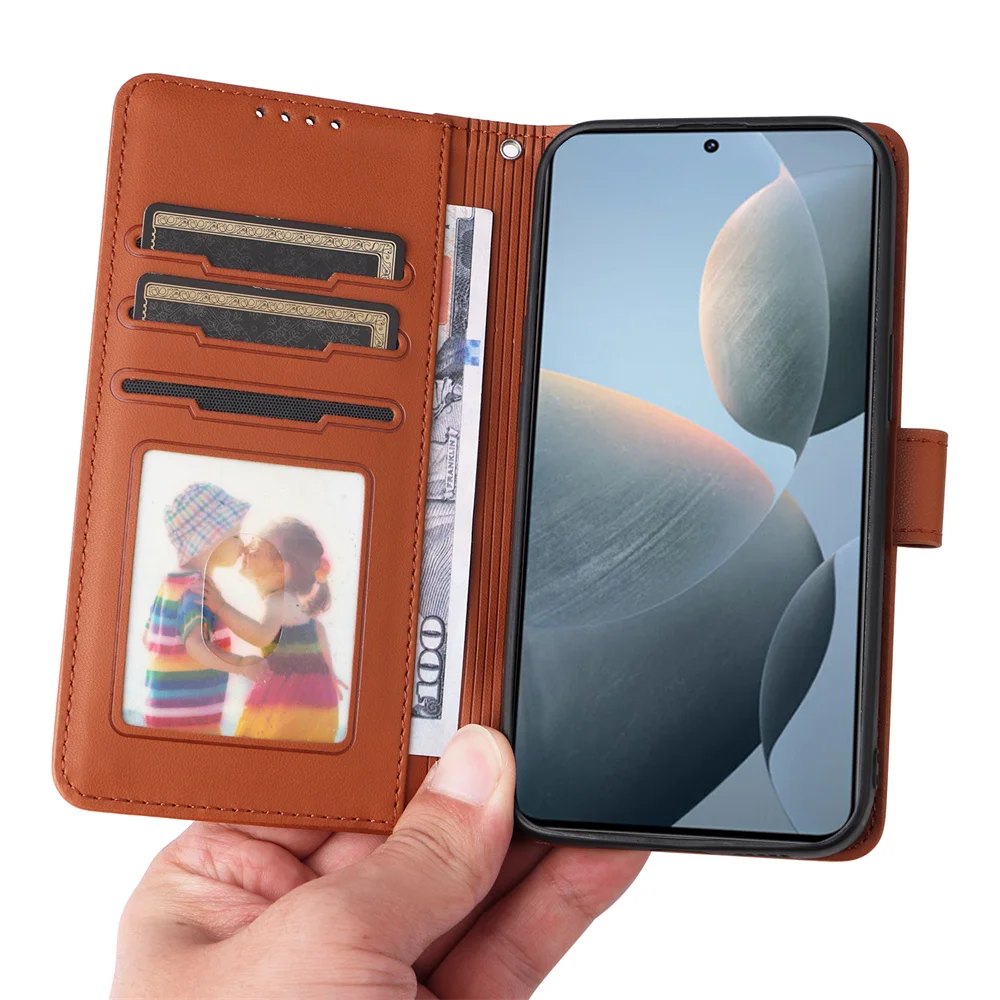 Picture 4: BETOPNICE 2 in 1 Detachable Magnetic Flip Leather Case for Redmi K70 Pro K70E POCO F6 X6 Pro Magnet Clasp Book Folio Flip Cover