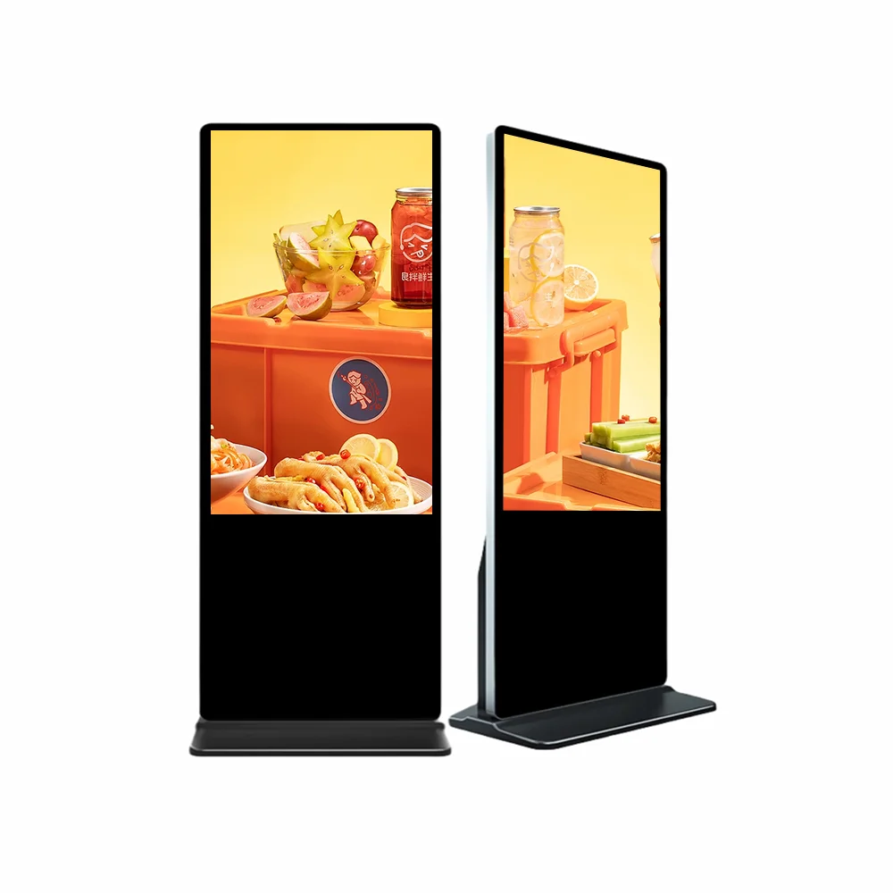 65-inch Vertical Advertising Machine Floor Display HD Propaganda Screen Touch Screen Digital Signage Poster Machine Display