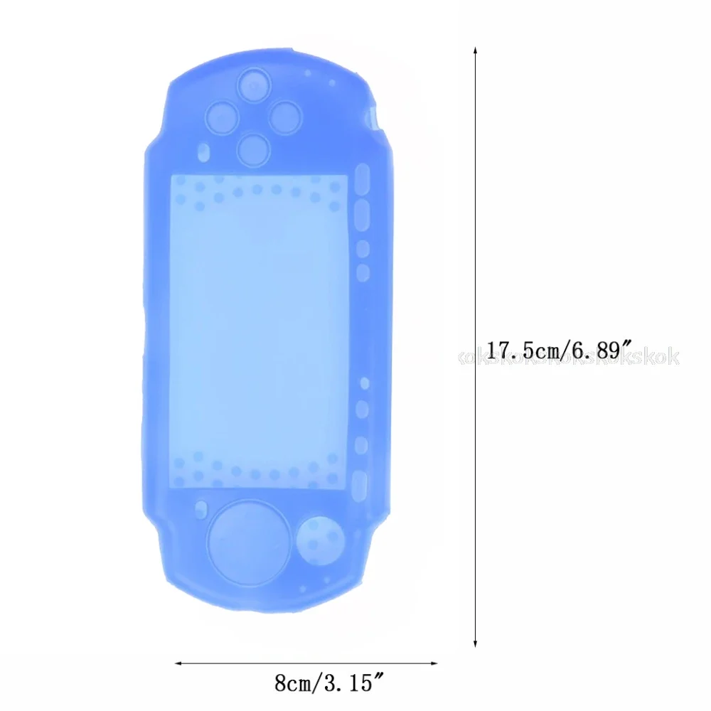 Soft Silicone Case Skin Case Cover For Sony PSP 2000/3000 Silicone Case Cover For PSP 2000/3000 Game Console Accessories