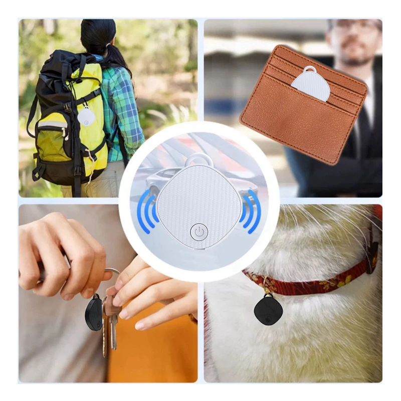 Imagem -04 - Mfi Certified Bluetooth Mini Gps Tracker Funciona com a Apple Find my Airtag Dispositivo Anti Lembrete Perdido Chaves Localizador Pet Crianças Finder