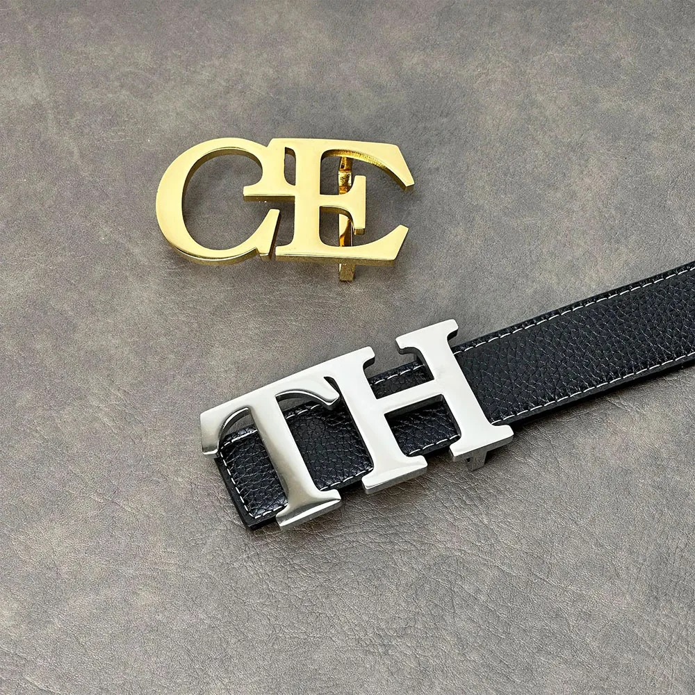 

Пряжка для ремня на заказ, индивидуальное имя, мужская высококачественная пряжка из нержавеющей стали, позолота 18 карат, аксессуары, подарки