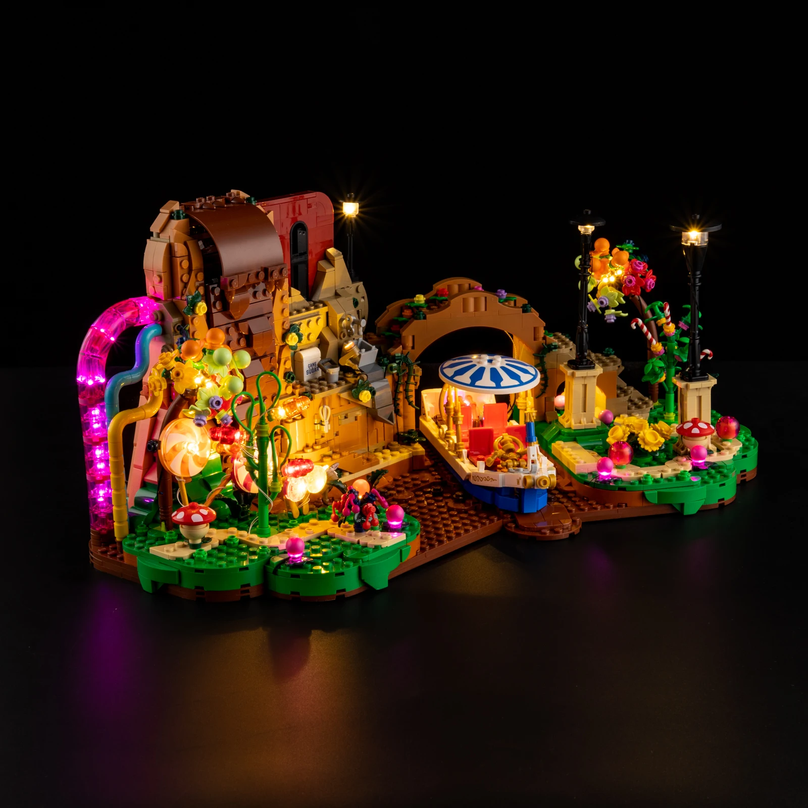مجموعة إضاءة LED مناسبة لـ LEGO Willy Wonka The Chocolate Factory Ideas 21360 هدية الإضاءة (باستثناء مكعبات البناء)