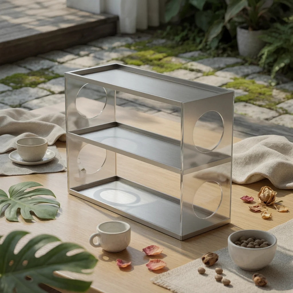 tabletop-organizer-with-acrylic-shelves-stainless-steel-3-tier-storage-rack-desk-shelf-versatile-long-lasting-for-dressing-table