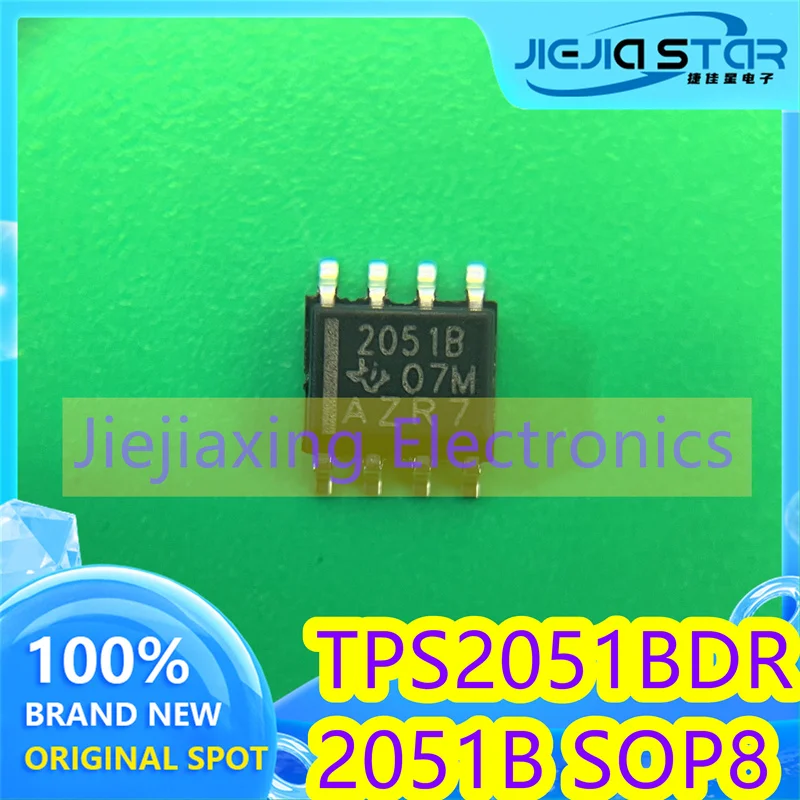 Chip de driver de carga eletrônico original, TPS2051BDR, TPS2051BD, 2051B, SMD, SOP-8, novo, 5 pcs, 20 pcs