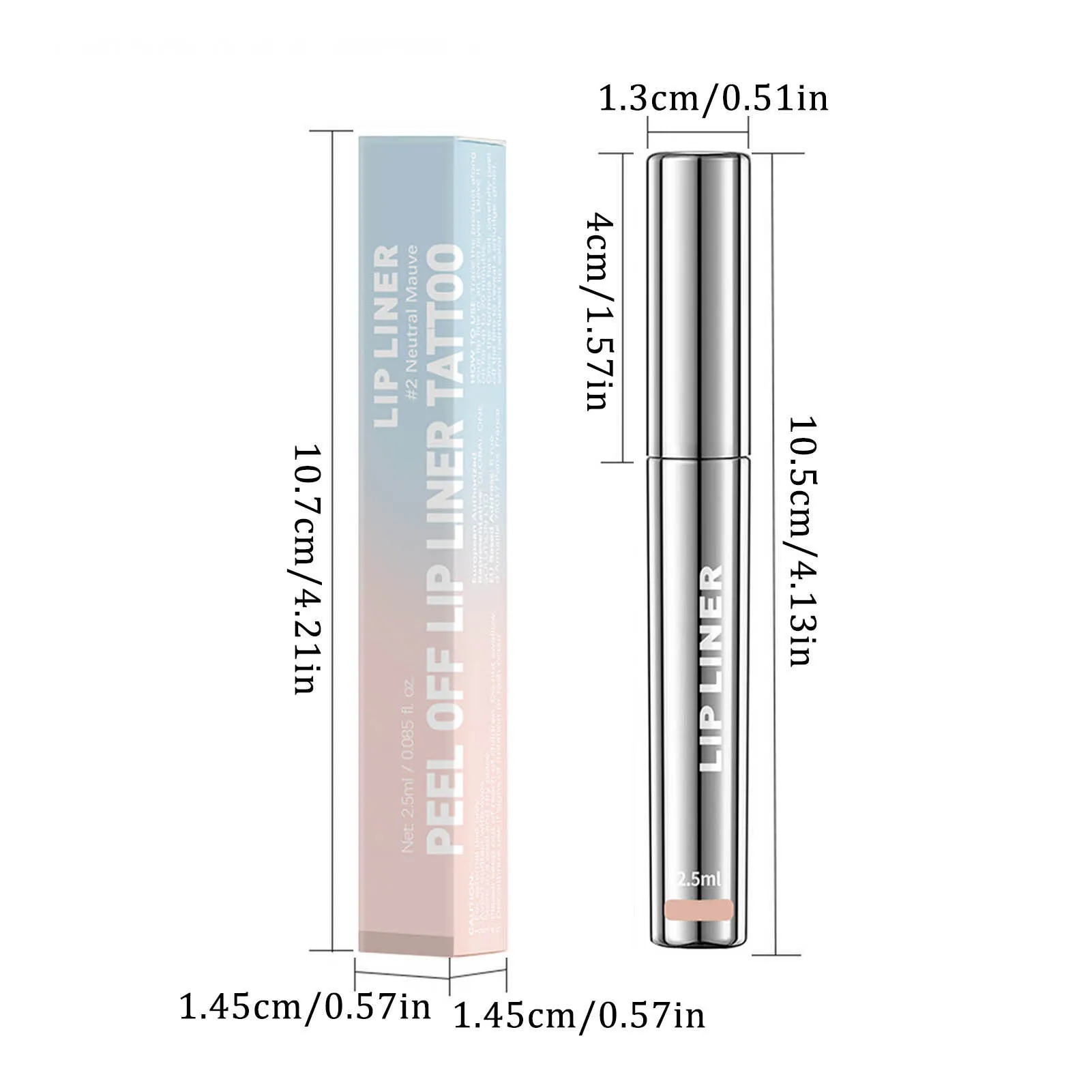 Cosmetic Pigmented Lip Liner Matte Never Drying Lip Liner Lipstick for Daily Life Everyday Use