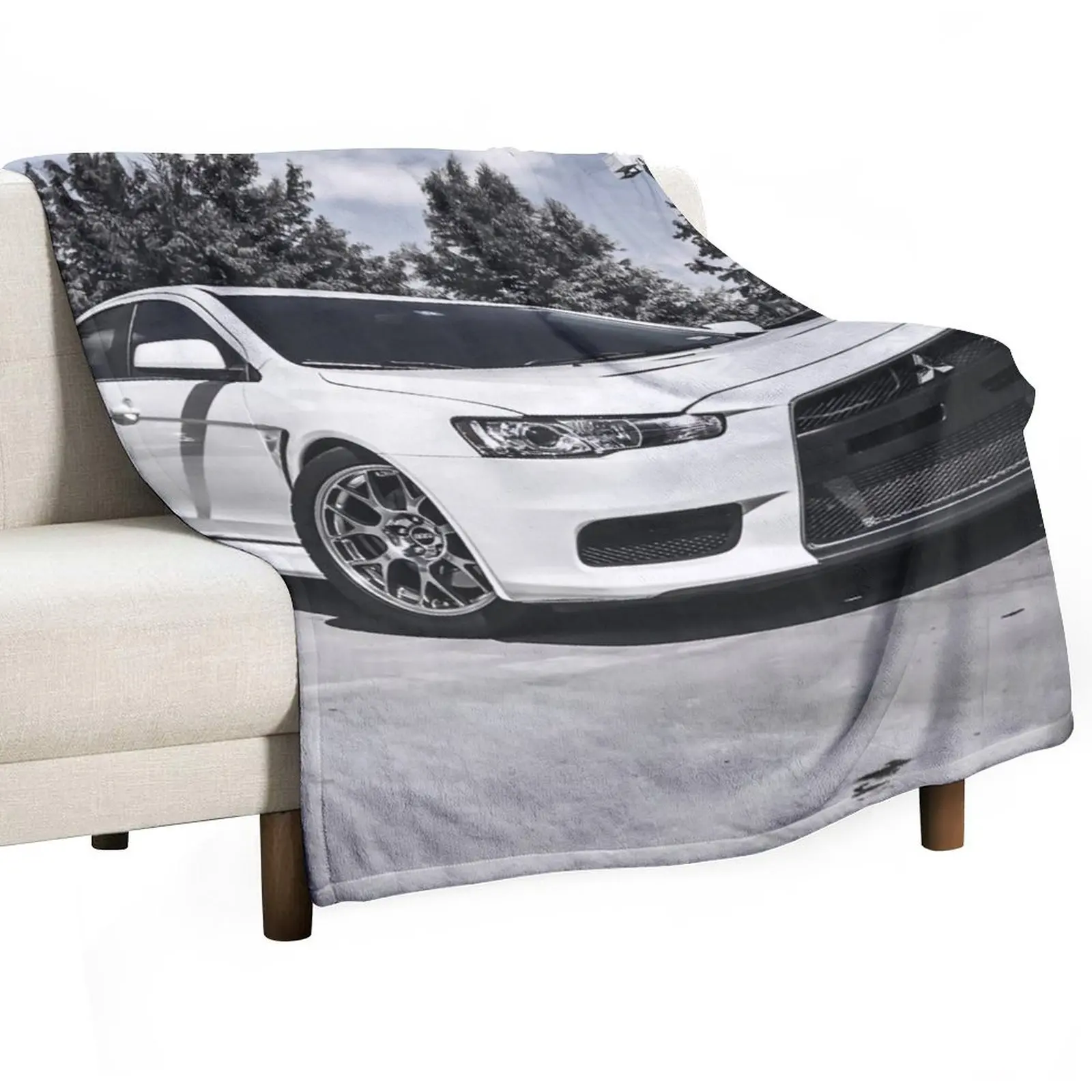 

Evolution X (1x1) Throw Blanket Picnic Travel Luxury Designer Kid'S Blankets