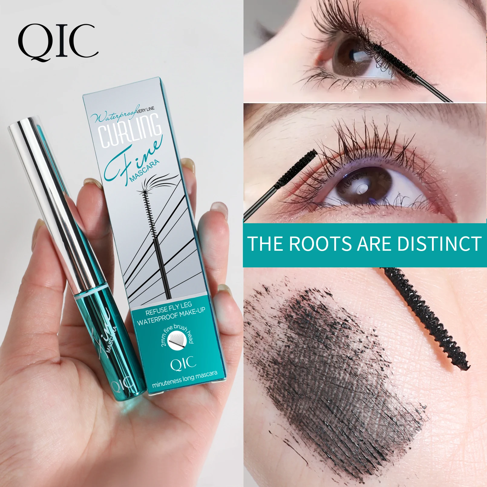 Mascara Lash Lengthening Curling Thick Mascara Non-smudg Natural Waterproof Quick Dry Long Lasting Eye Makeup Cosmetics