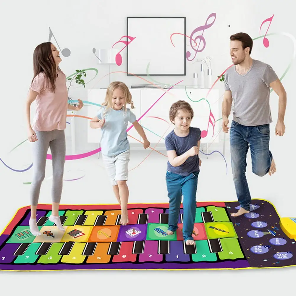 Hand And Feet Exercise Parent-child Interaction Baby Play Mats Musical Blanket for Indoor