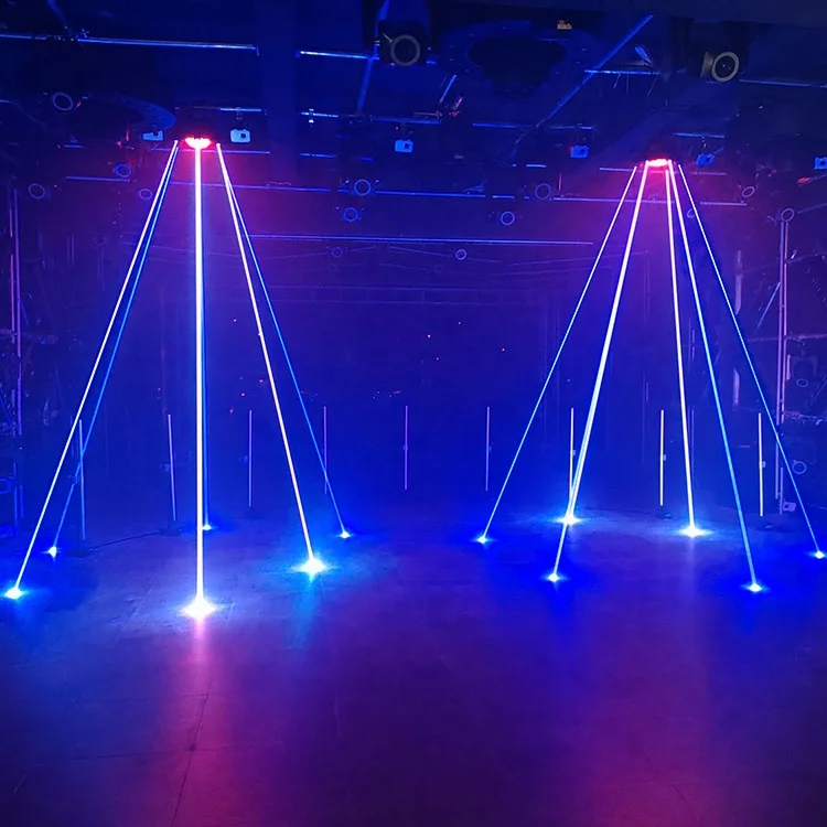 The 6-eye Full-color 6 Warm White Led Light Matrix Entertainment Lightful Club Lighting