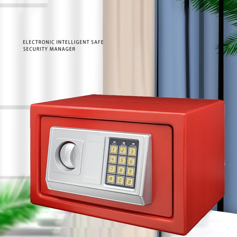 EGFirtor Security Mini Safety Box Drop Cash Safe Box Jewelry Home Office Wall Type Security Alarm Box Anti-theft Key Safe Box