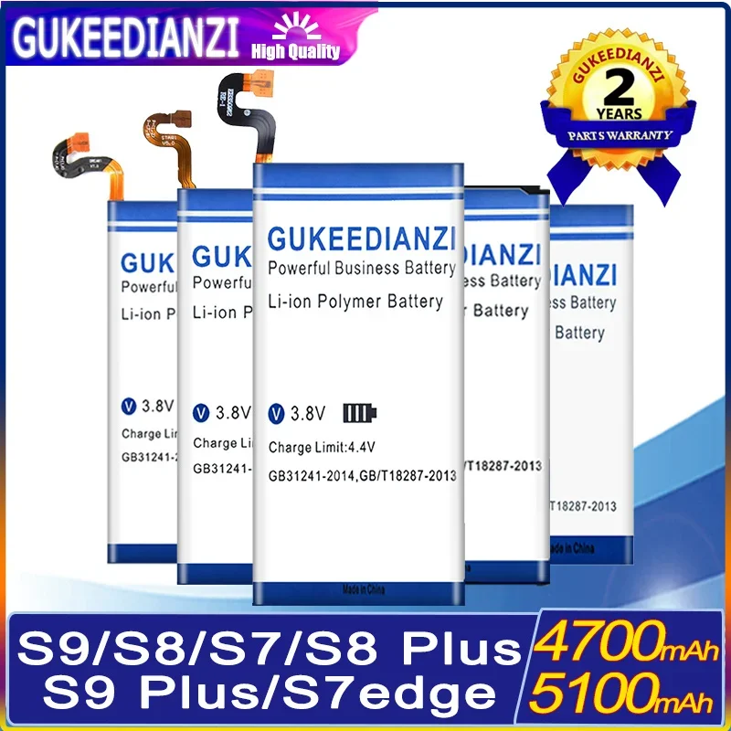 GUKEEDIANZI EB-BG955ABE Battery For Samsung Galaxy S8 Plus SM-G9 G9550 SM-G955 S7 Edge S9 plus Batterie