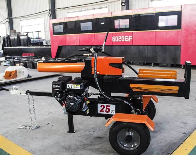 40-50 Ton New CE Gasoline firewood processor / log splitter / wood cutter