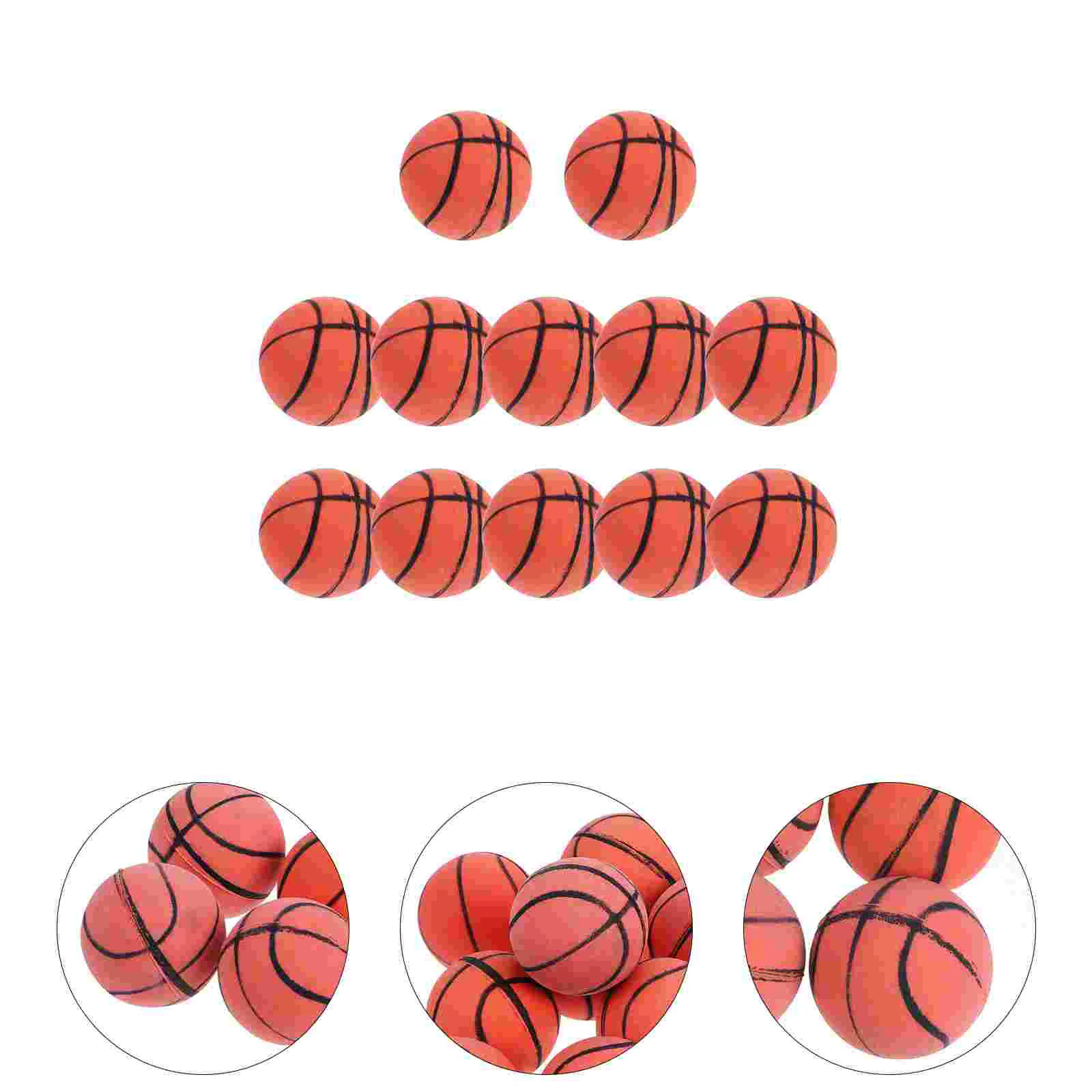 12 Uds Mini pelotas de baloncesto para niños juguete malabarismo juguetes pequeños espuma niños cerebro educativo colorido