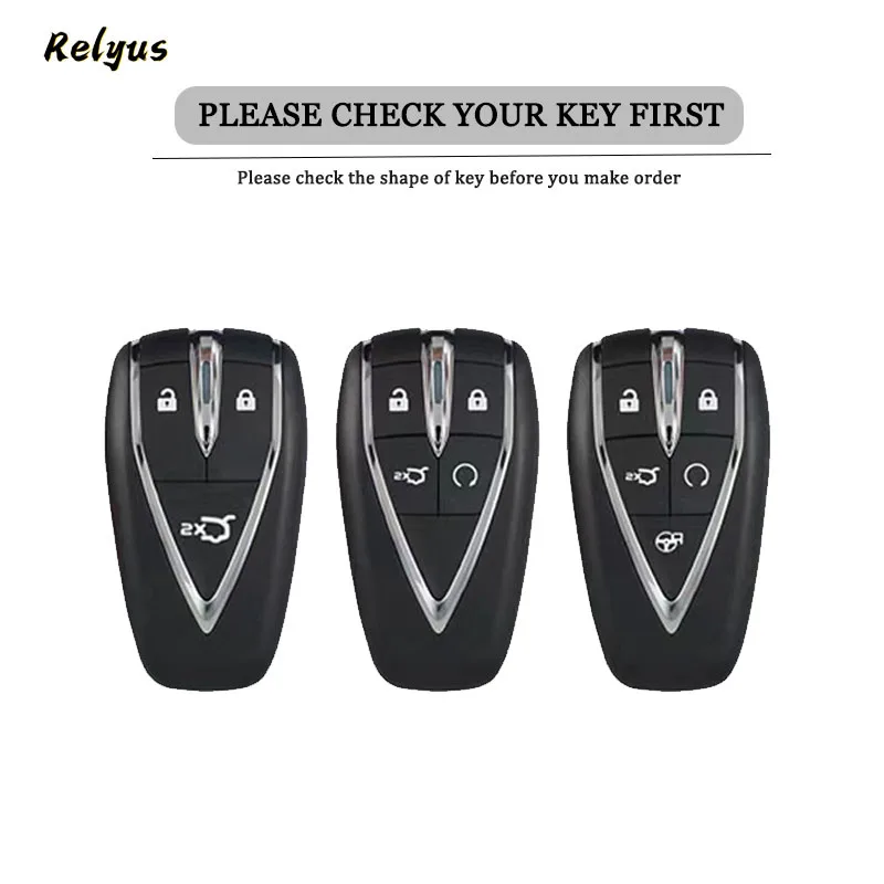 New TPU Car Key Case Cover Fob For Changan UNIT UNIK  Eado CS35PLUS CS55 PLUS CS75 PLUS Oshan X7 X5 Accessories Holder