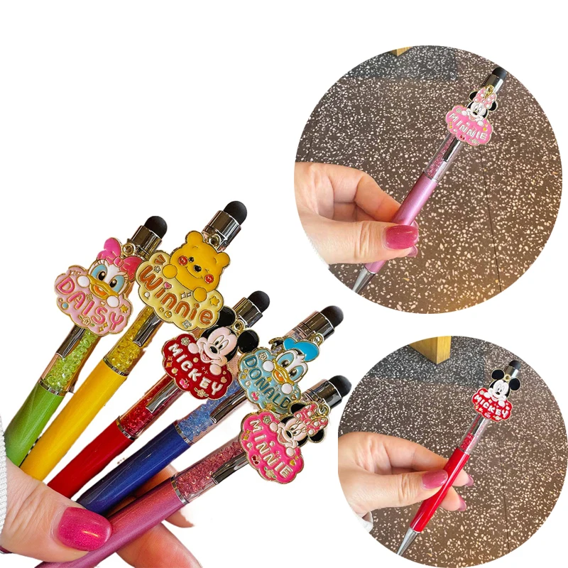 

Гелевые ручки с Микки Диснеем, аниме, 0,5 мм, черные чернила, быстросохнущая шариковая ручка, студенческая нейтральная ручка, офисные школьные принадлежности, канцелярские принадлежности