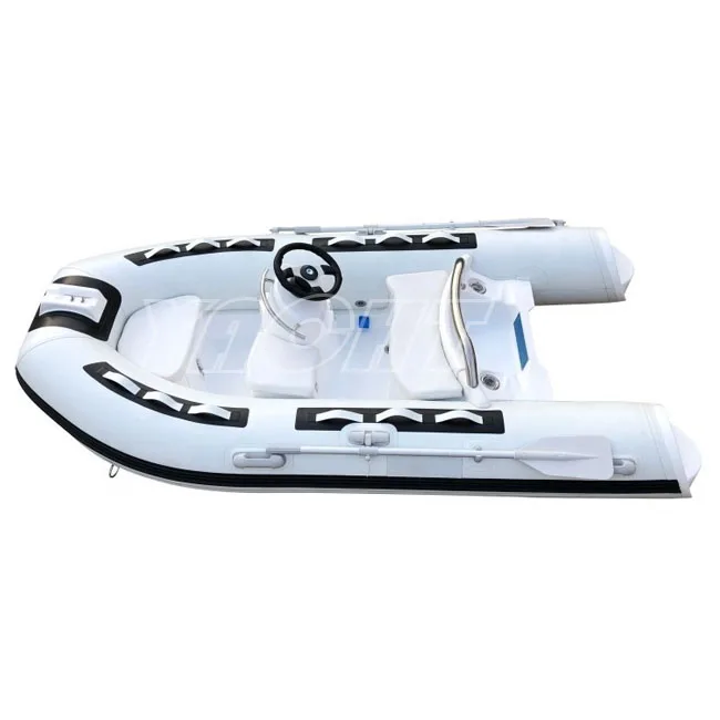 3 Person 3m White Inflatable RIB Tender Boat Rigid Inflatable Boat