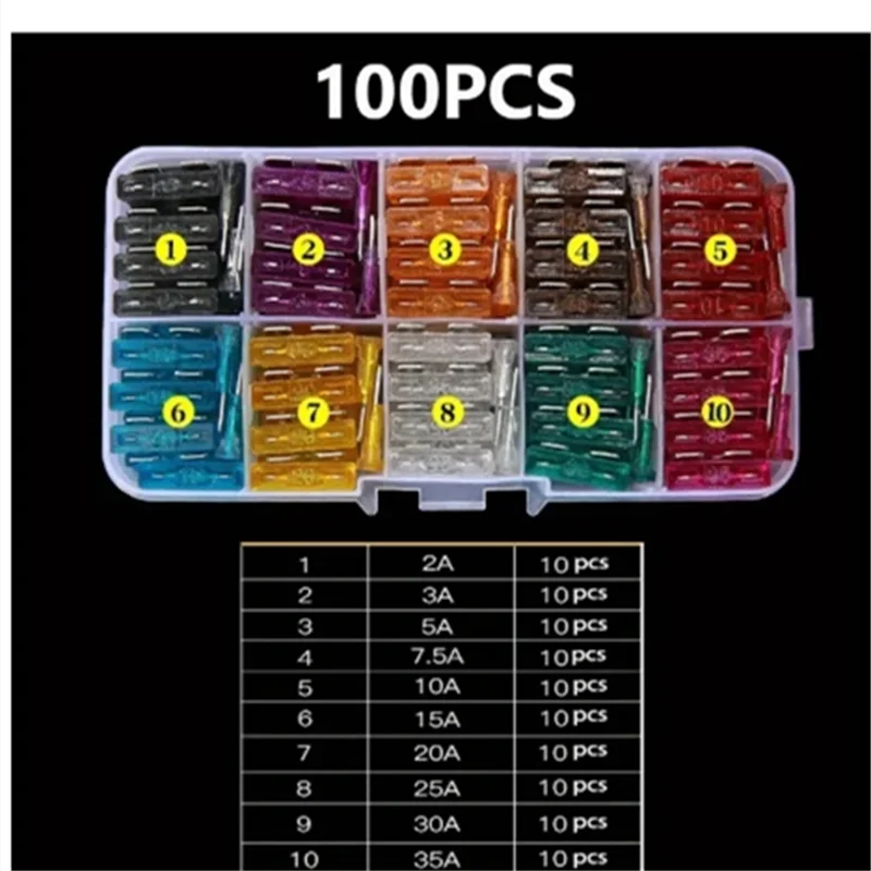 

Алюминиевый блок предохранителей в штучной упаковке, небольшой и средний комбинированный блок предохранителей 2-40 А