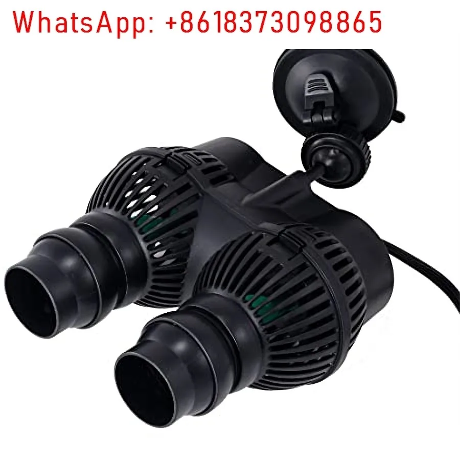Generador de olas para acuario Sunsun JVP-202A de doble cabezal y gran flujo de 24W, adecuado para peceras, con enchufe chino.