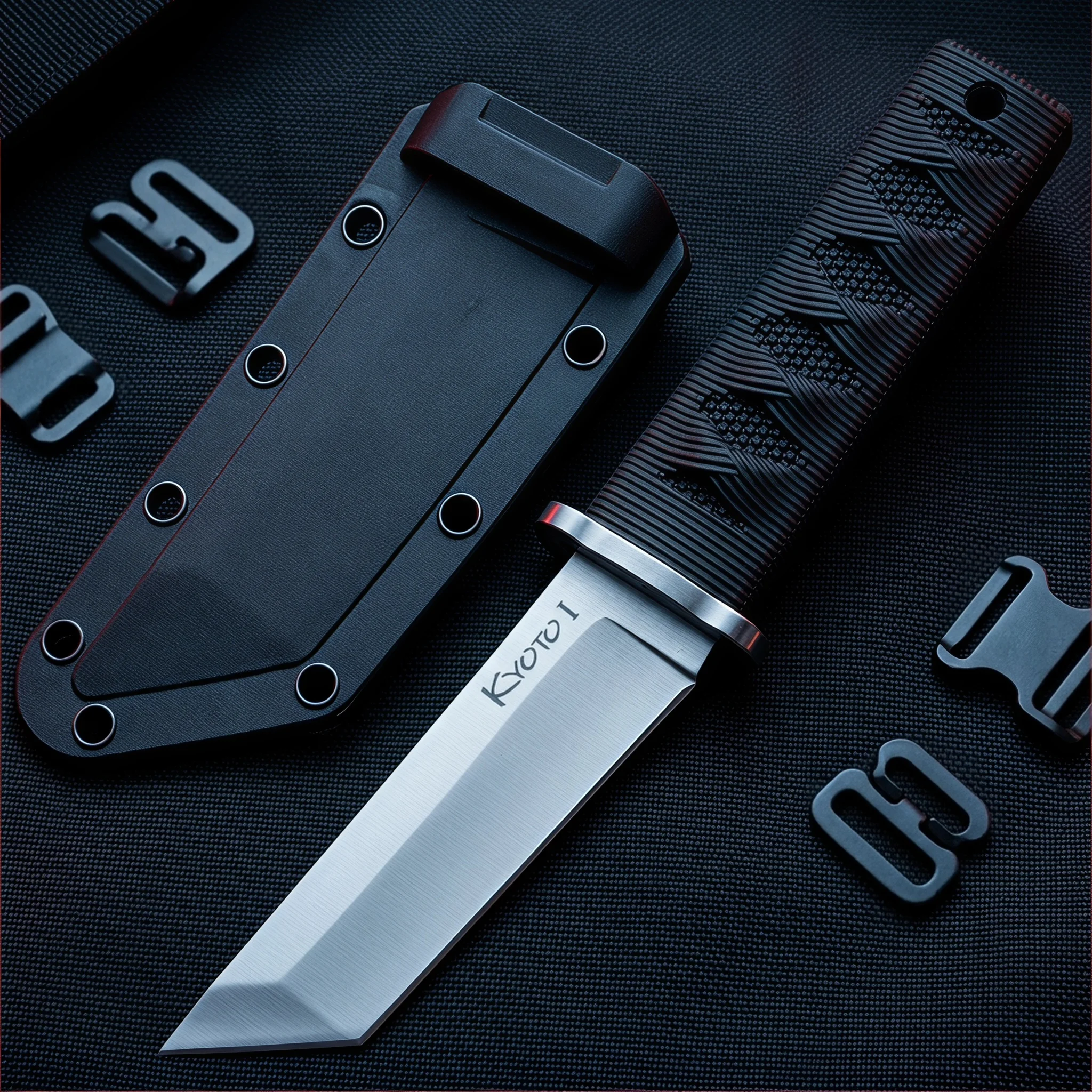 Outdoor High Hardness Integrated Cutting Tool Portable Wilderness Hiking Camping Knife for Unpacking And Delivery
