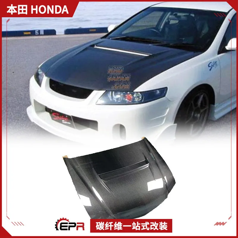 

Suitable for Honda Accord CL7 carbon fiber SS front hood front hood headgear opening heat dissipation