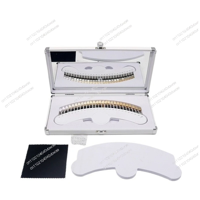 

Teeth Color Palette 27 Colors Teeth Cold Light Whitening Card Paper Boxed Veneer Beauty