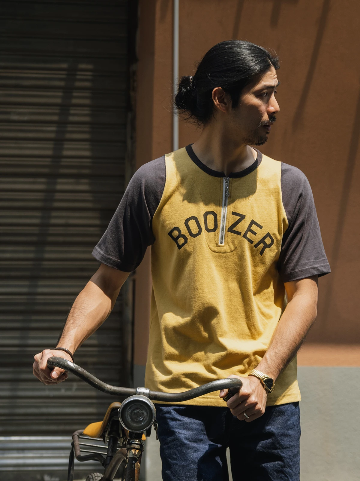 

Футболка Bronson Sle Speed Cetition oulder Sve из чистого хлопка, спортивный пиджак с застежкой-молнией, мужская летняя футболка стандартного кроя