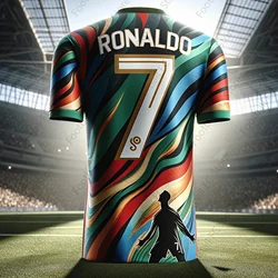 New 23/24 Summer Tee  Jersey SIU!! CHATGPT Intelligent Design Edition Jersey Special Ronaldo 7 Soccer Jersey For Kids/Adult Kit