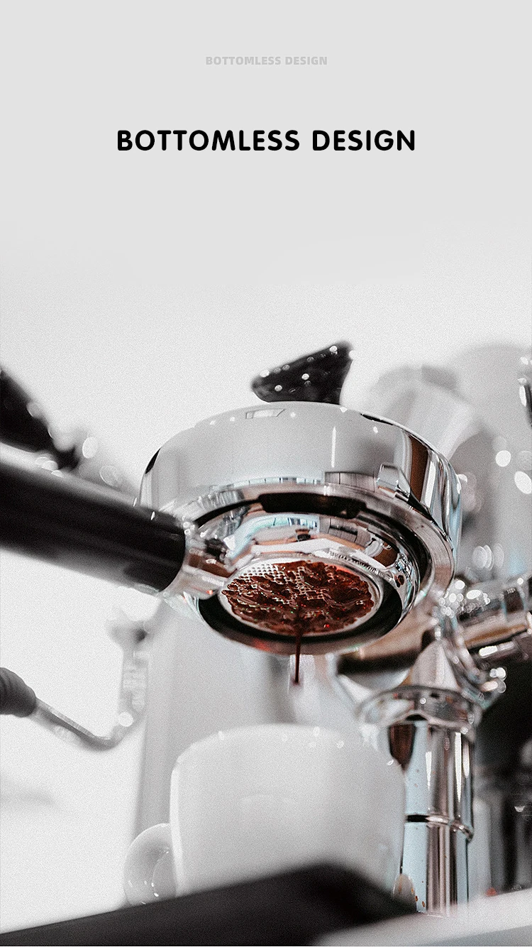 Kaffee bodenlosen Sieb träger nackt 58mm für Gaggia klassischen Ersatz Barista Espresso maschine Cafe Maschinen Zubehör – Detail 8