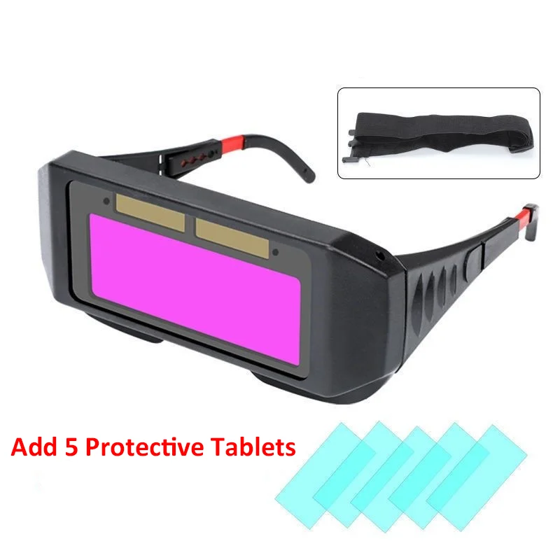 

1 PC Automatic Dimming Welding Glasses Welding Argon Arc Welding, Anti Strong Light and Anti Impact Welding Goggles for Welders