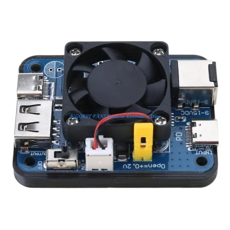 Enhanced 5V5A Power Supply Module with PD Input for Development Boards and Soft Router
