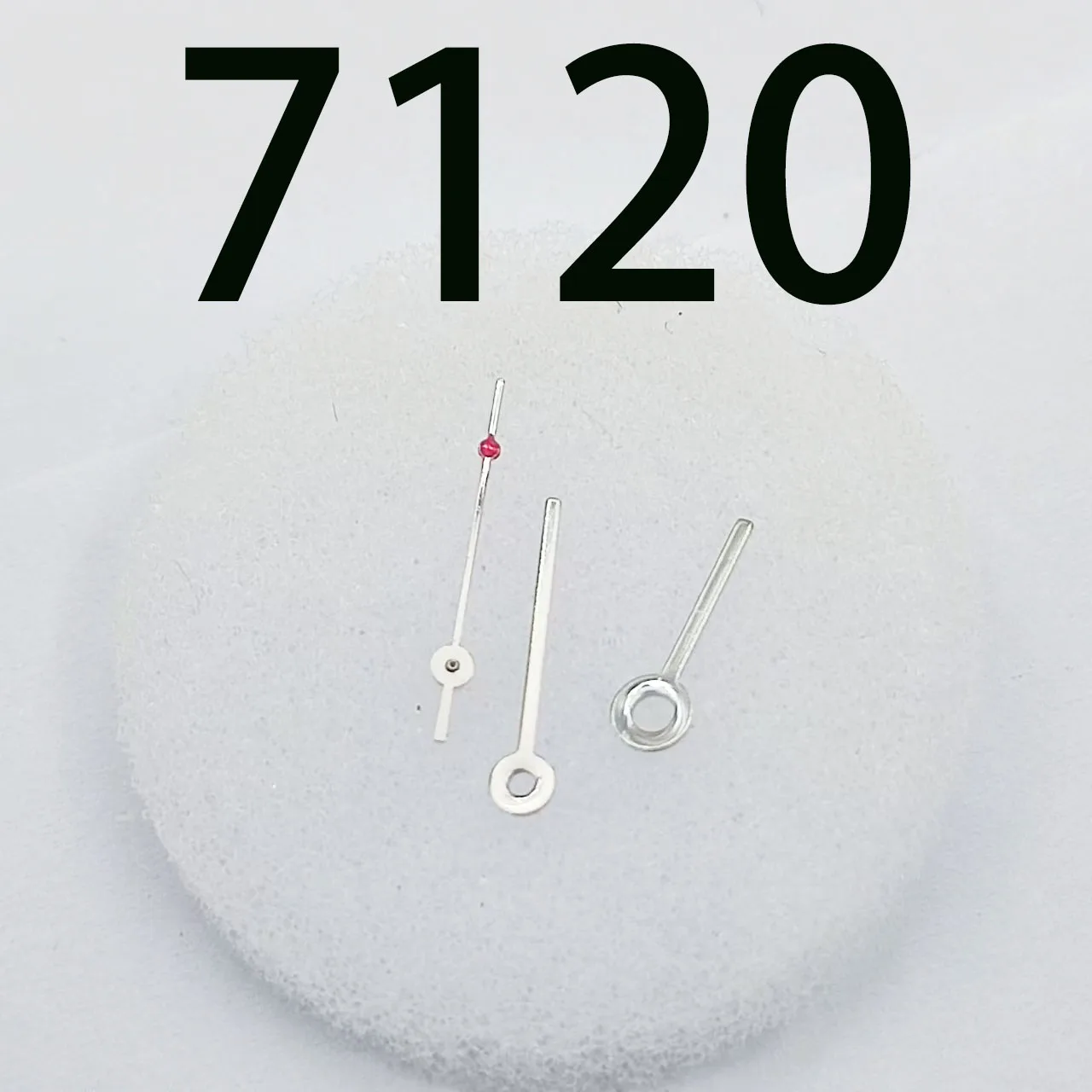 

Watch accessory statistics, movement 7120, three pointer hour minute second pointer with red dot