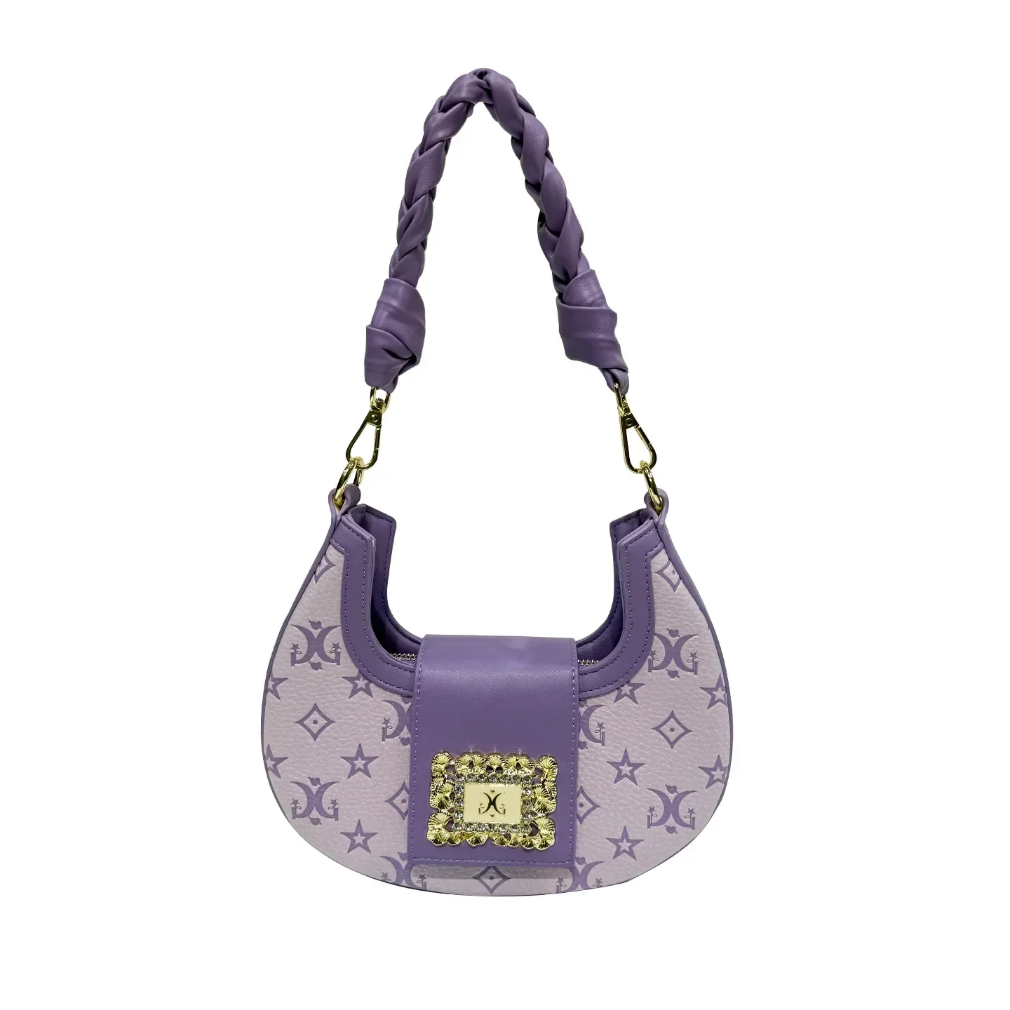 Classic Designer Paris Fashion Inspired Messenger Purse For Women Featuring Elegant Solid Color And Leisure Use