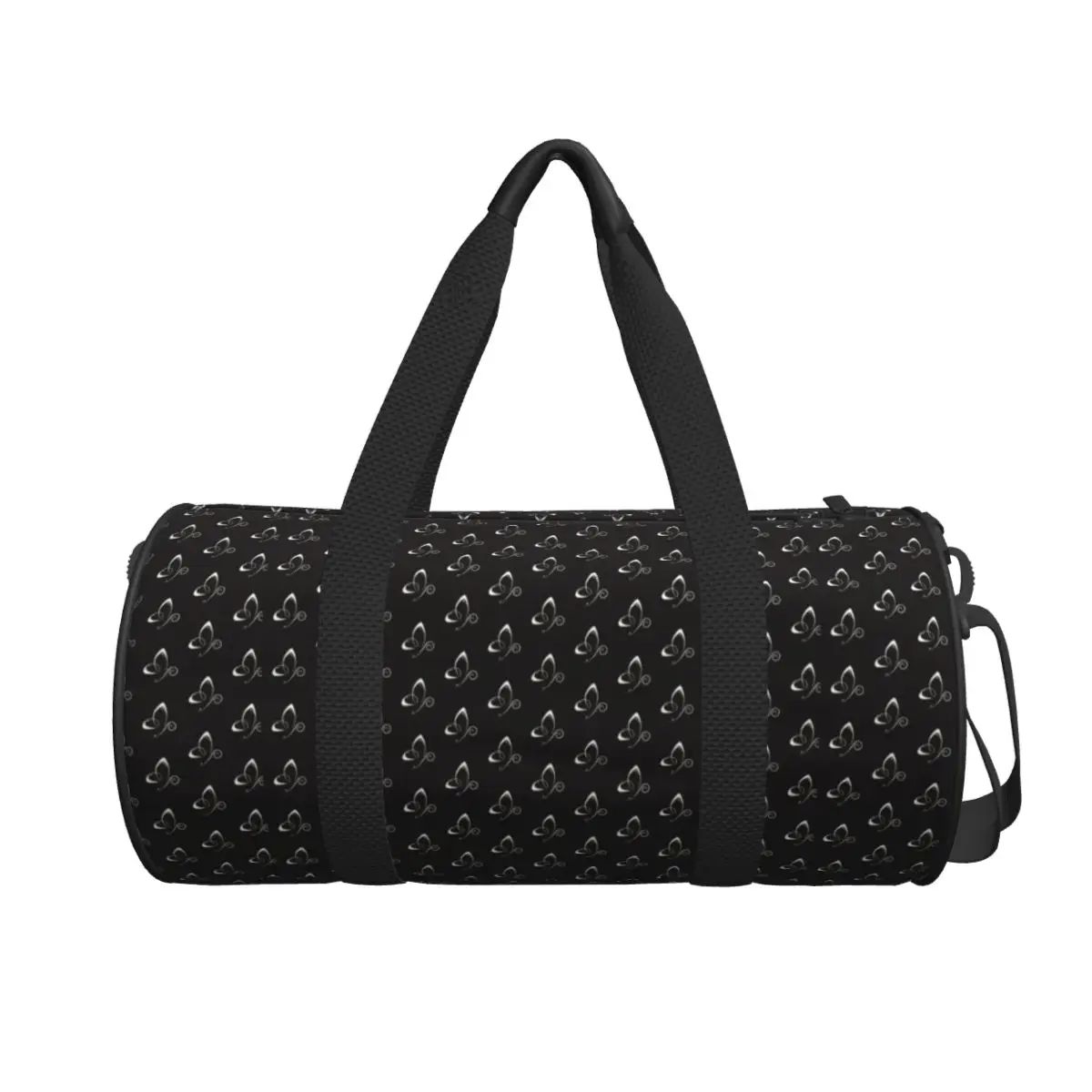 

White Butterfly Travel Bag Animal Flying Swimming Sports Bags Large Funny Gym Bag Male Female Custom Waterproof Fitness Bag