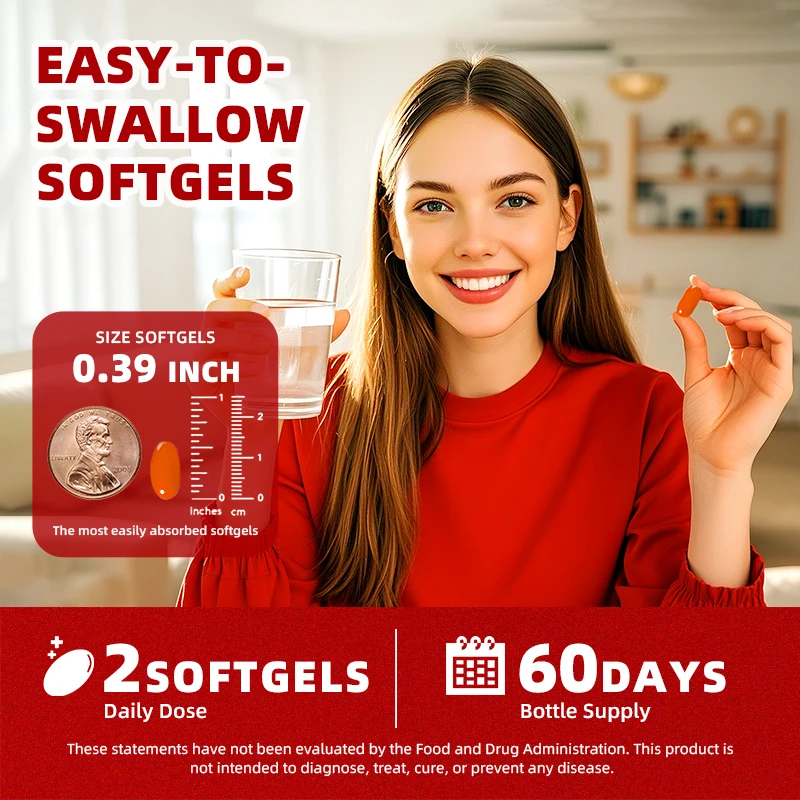Alliwise CoQ10 Soft Capsule 200mg Coenzyme Q10 Supplements - Promote Cardiovascular and Heart Health, Provide Energy