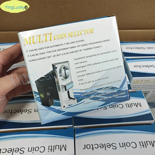 Imagen 2 del producto Aceptador de monedas de varios valor, máquina expendedora electrónica, mecanismo de selección de aceptadores de monedas múltiples, billete de juego Arcade, enrollable 616