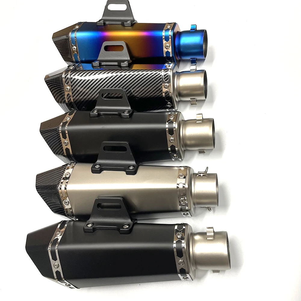51 mm Universal-Einlass-Motorradauspuff R11-Schalldämpfer mit DB-Killer für Ninja650 Z750 Z800 MT03 R6 R3 R25 Z400 Z900 MT07 MT09 – Detail 1
