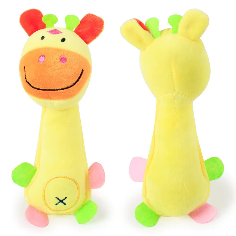 Wholesale Hot Sale Cute Plush Anti-Bite Training Pet Interactive Chewing Squeaky Toy