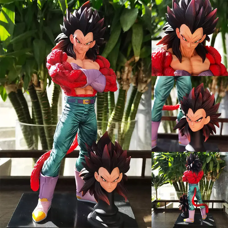 

Фигурка Дракон-бол из аниме, 30 см, Супер Сайян 4 Вегета, статуэтка из ПВХ, коллекционная модель, игрушка, украшение для рабочего стола, подарок для мальчиков