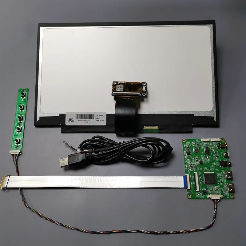 11.6-inch capacitive touch display module 1920X1080 2-channel HDMI driver board IPS LCD screen module capacitive touch screen