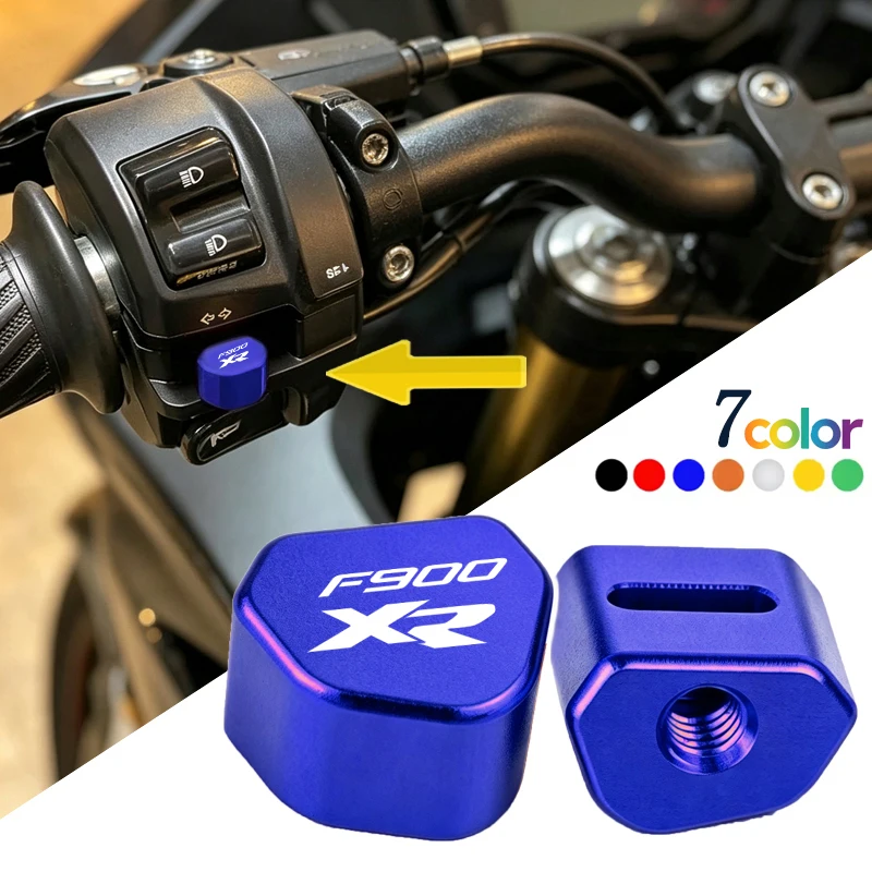 For BMW F900XR F900 XR F 900 XR CNC Aluminum Motorcycle Button Turn Signal Switch Key Cap Replacement parts metal Accessories