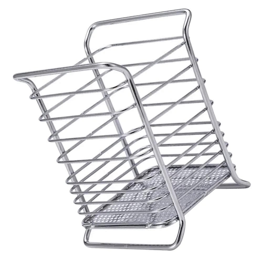 

Chopstick Rack Tableware Storage Cage Cutlery Holder Kitchen Gadget Lightweight Compact Design Silver Hotel